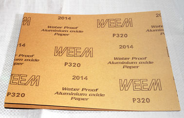 WEEM 2014-01 Islak ve Kuru Kumlama için Elektrikli Kaplı Alüminyum Kum Kağıdı Yaprakları