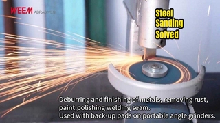 3216 Vulkanize Fiber Zirkonya-Alümina 10 Dakika Metal Taşlama Testi